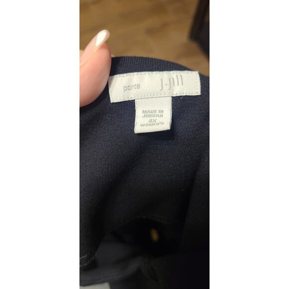 Pure j jill plus size dress 4x Shift Midi Black Viscose Blend - Picture 4 of 4